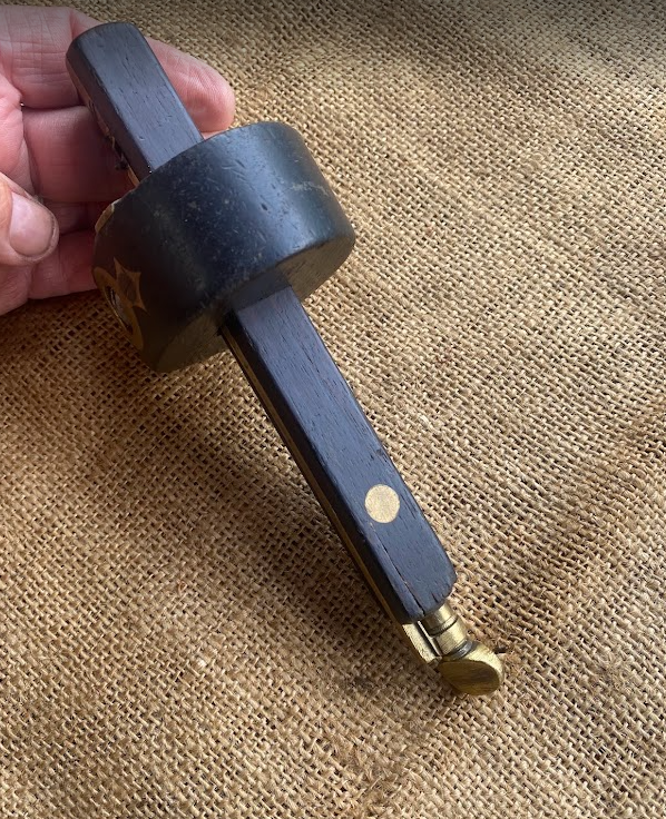 Vintage Hearnshaw Bros Rosewood and Brass Mortise Gauge - Image 4
