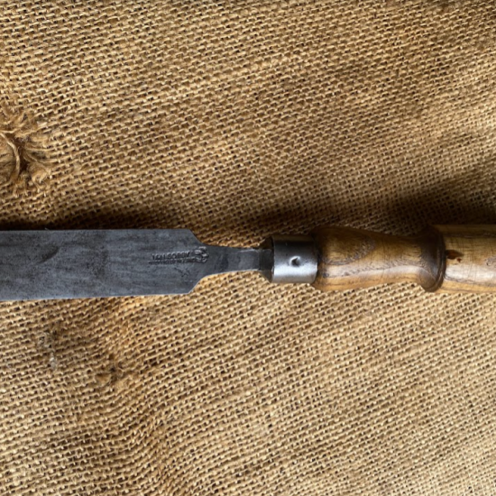 Vintage IH Sorby 1" Firmer Chisel Military Arrow