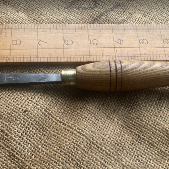 Vintage Bridges of London 1/2" Woodturners Skew Chisel