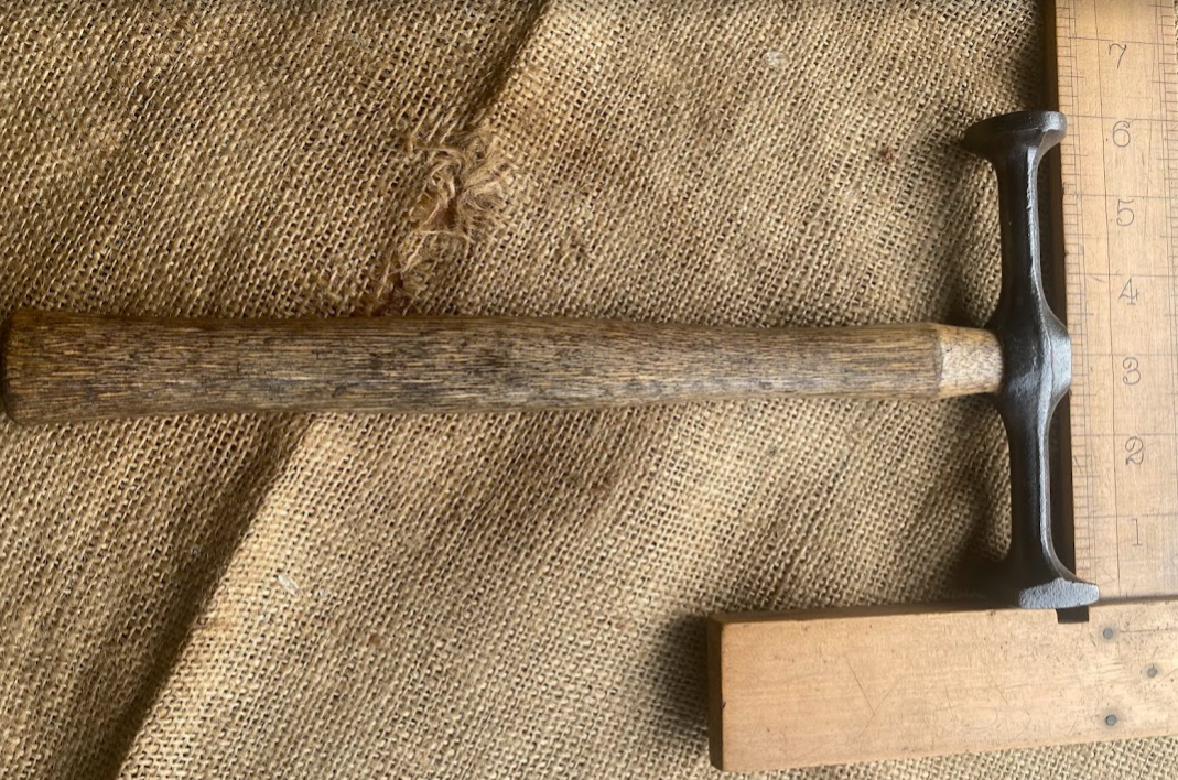 Vintage Planishing Hammer Round and Square 6"