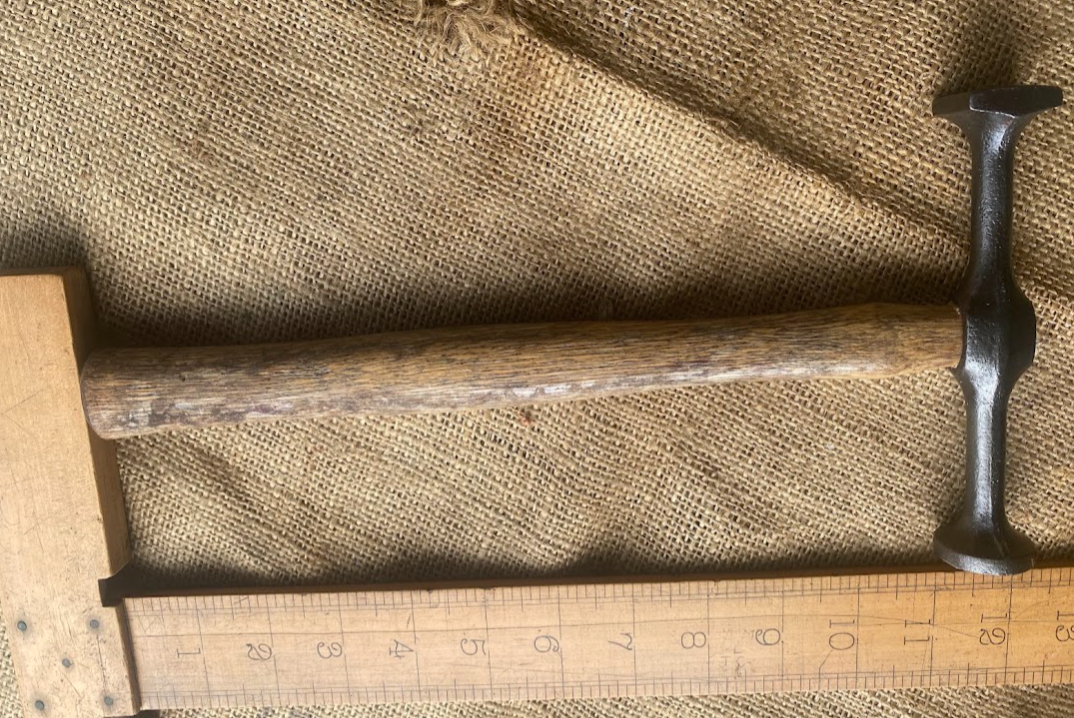 Vintage Planishing Hammer Round and Square 6" - Image 2