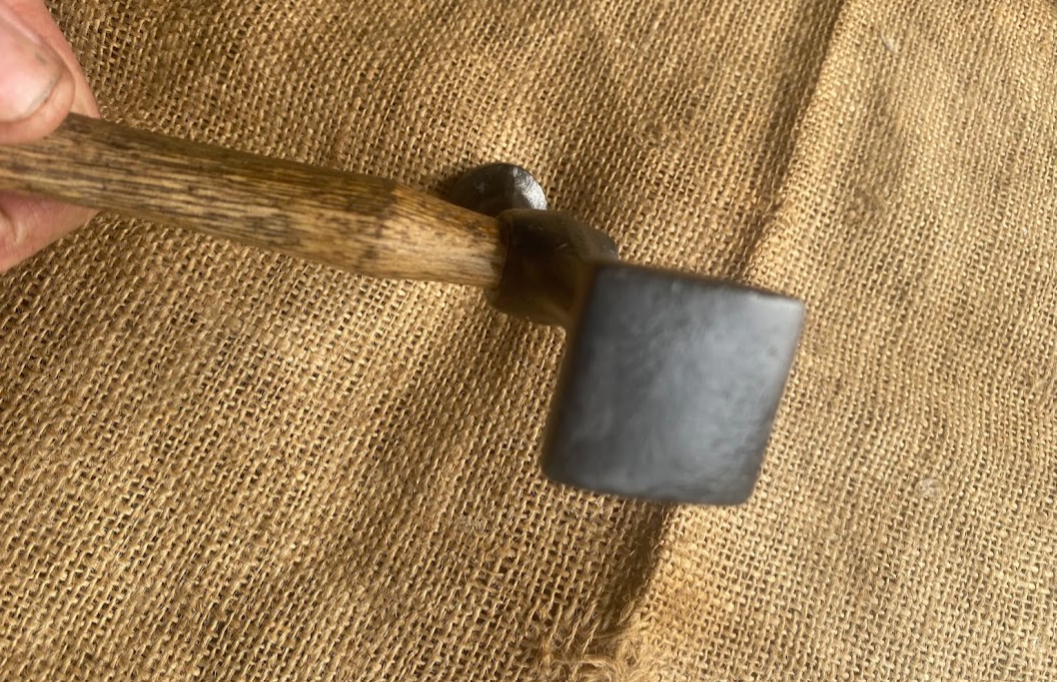 Vintage Planishing Hammer Round and Square 6" - Image 3