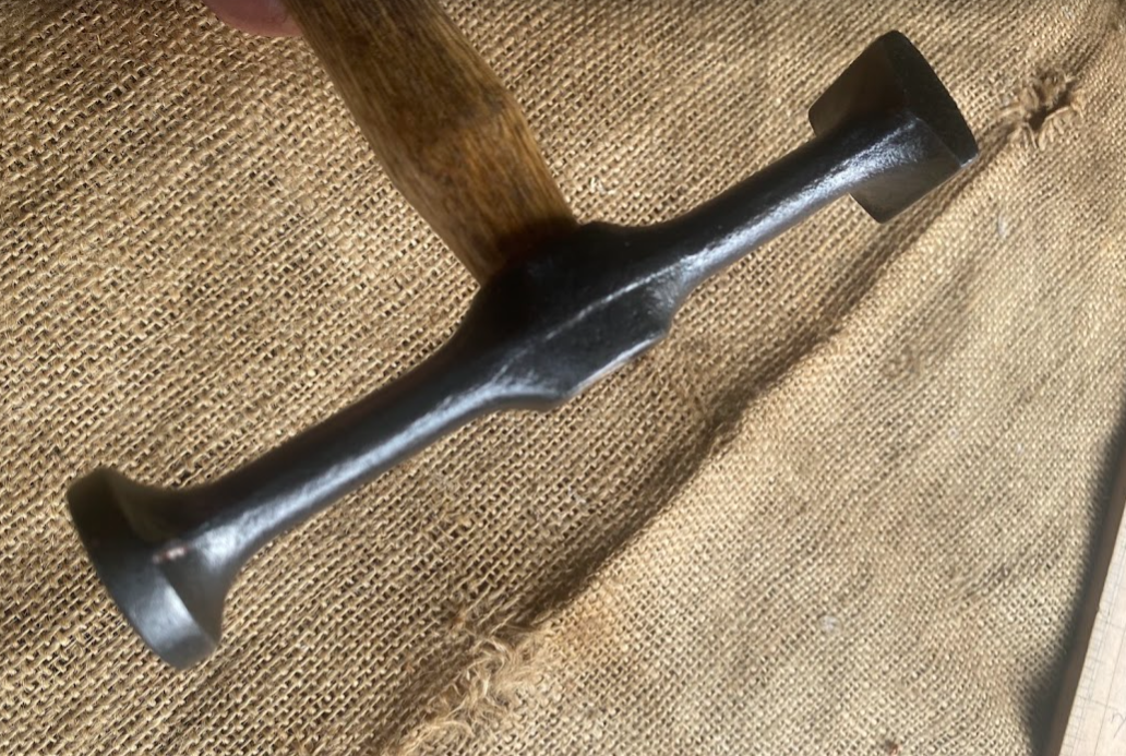 Vintage Planishing Hammer Round and Square 6" - Image 5
